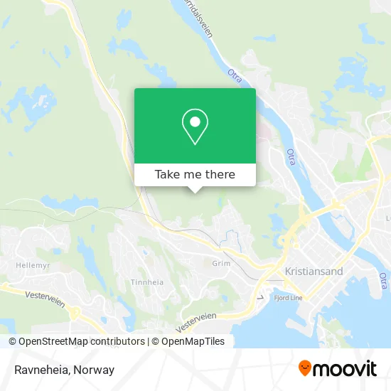 Ravneheia map