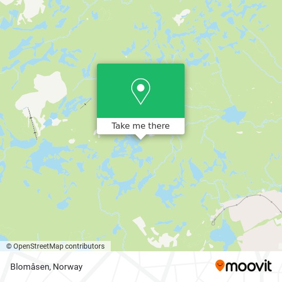 Blomåsen map