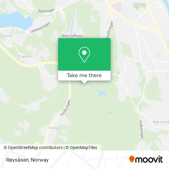 Røysåsen map