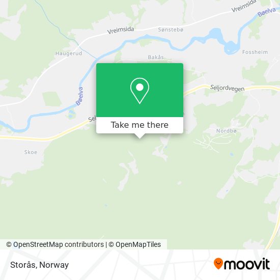 Storås map