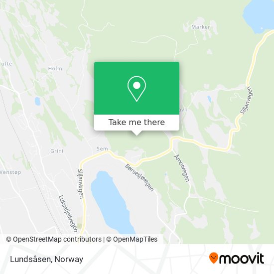 Lundsåsen map