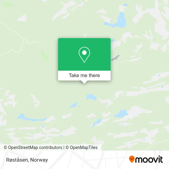 Røståsen map