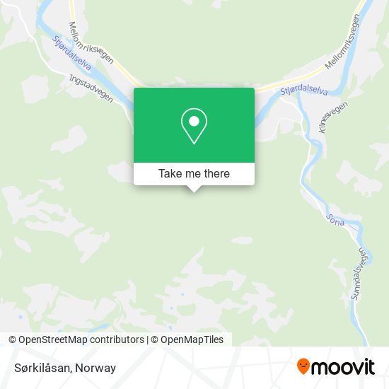 Sørkilåsan map
