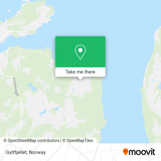 Gyltfjellet map