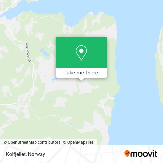 Kolfjellet map