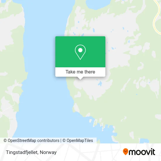 Tingstadfjellet map