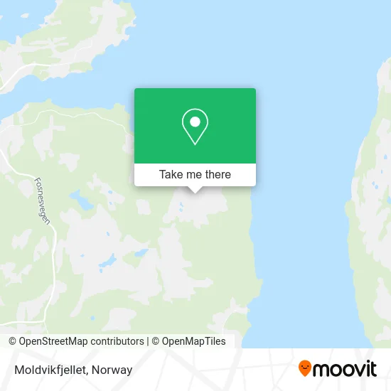 Moldvikfjellet map