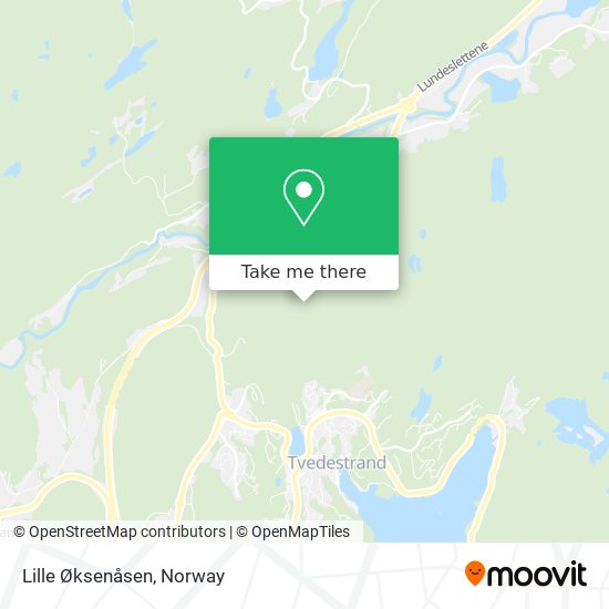 Lille Øksenåsen map