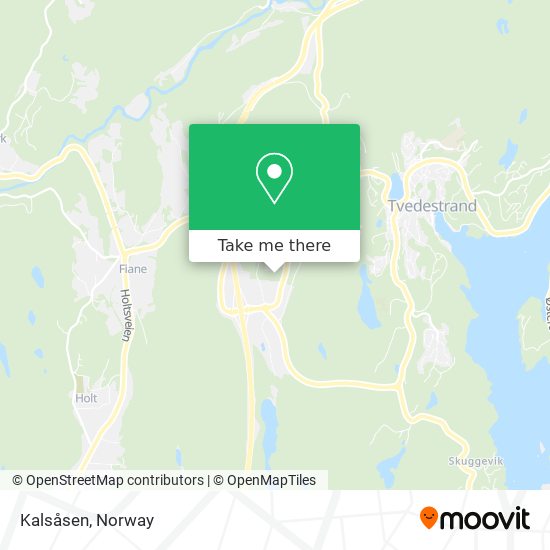 Kalsåsen map