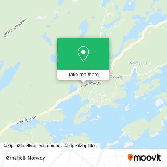 Ørnefjell map