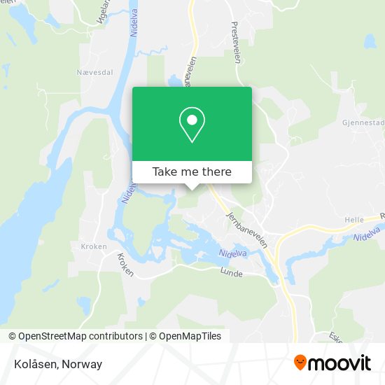 Kolåsen map