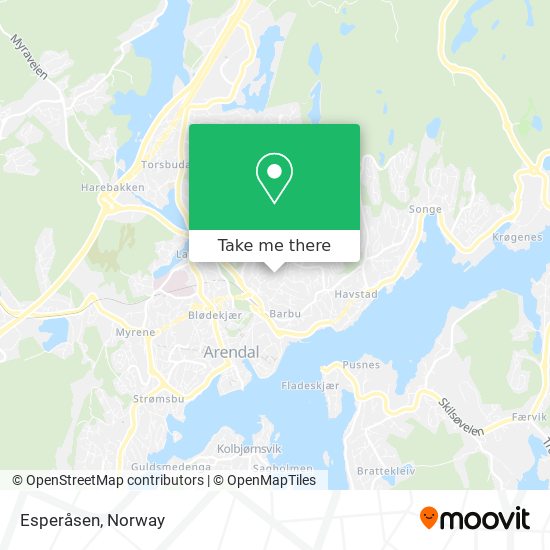 Esperåsen map