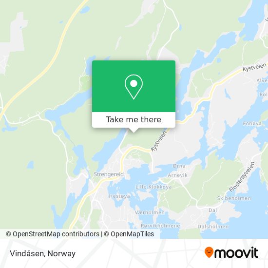 Vindåsen map