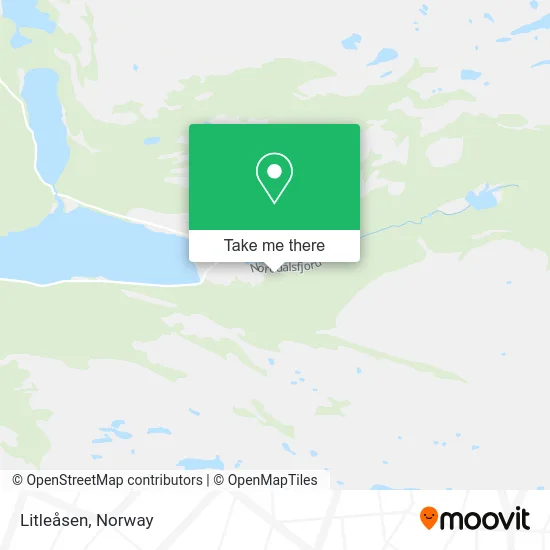 Litleåsen map