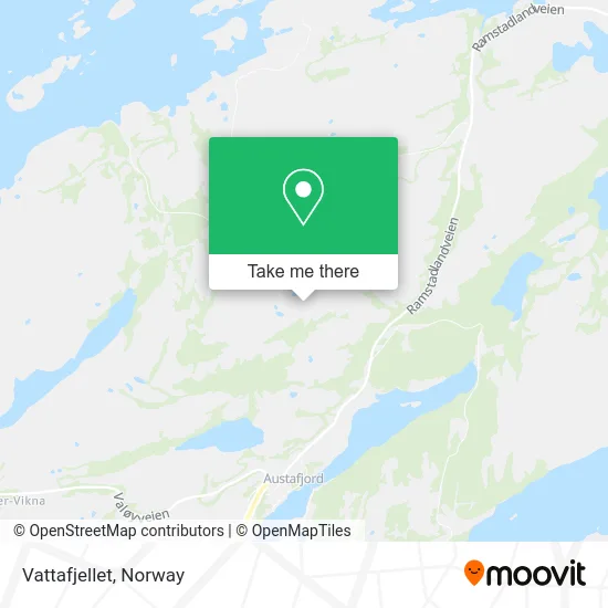 Vattafjellet map