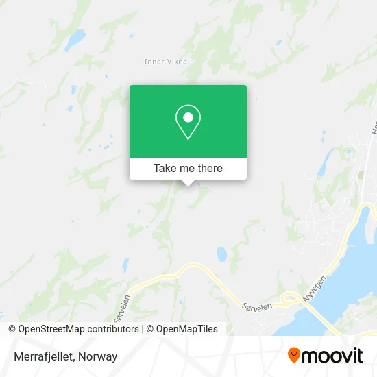 Merrafjellet map