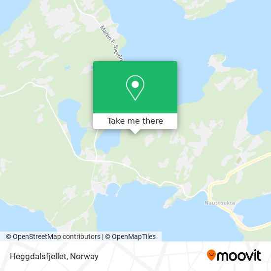 Heggdalsfjellet map