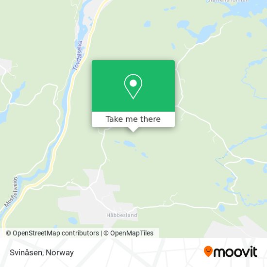 Svinåsen map