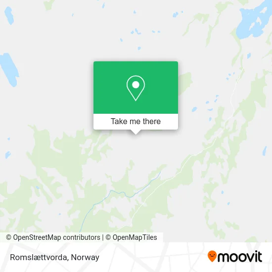 Romslættvorda map