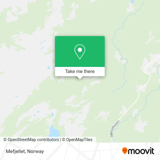 Mefjellet map
