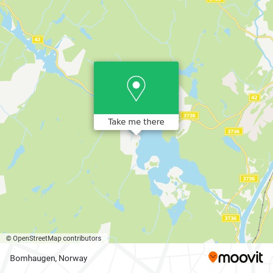 Bomhaugen map