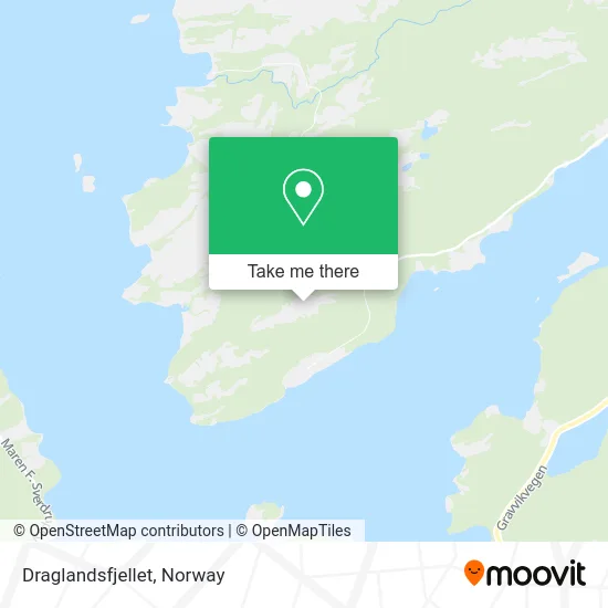 Draglandsfjellet map