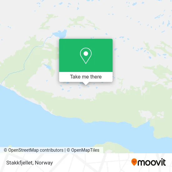 Stakkfjellet map