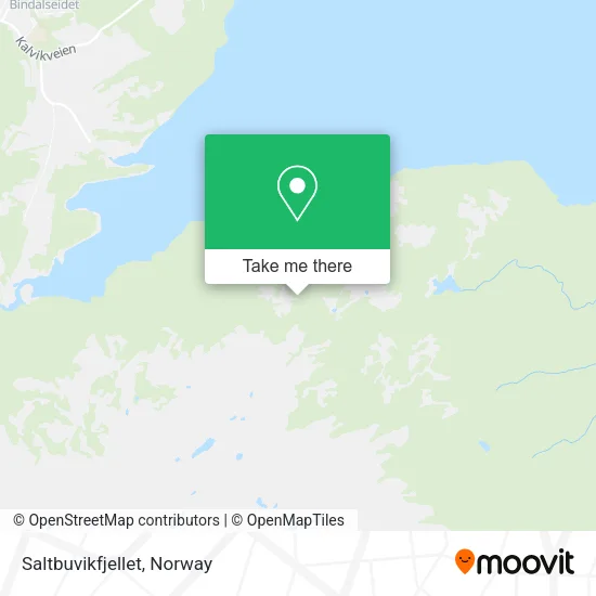 Saltbuvikfjellet map