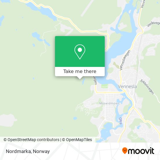 Nordmarka map