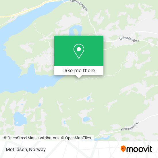 Metliåsen map