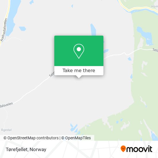 Tørefjellet map