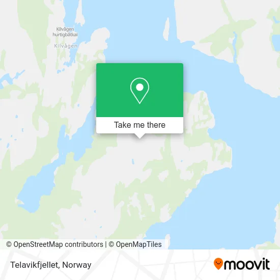 Telavikfjellet map