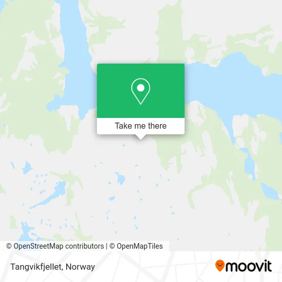 Tangvikfjellet map