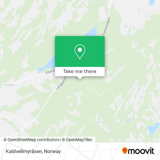 Kaldvellmyråsen map