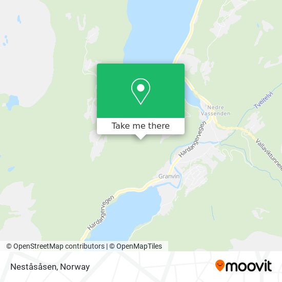 Neståsåsen map