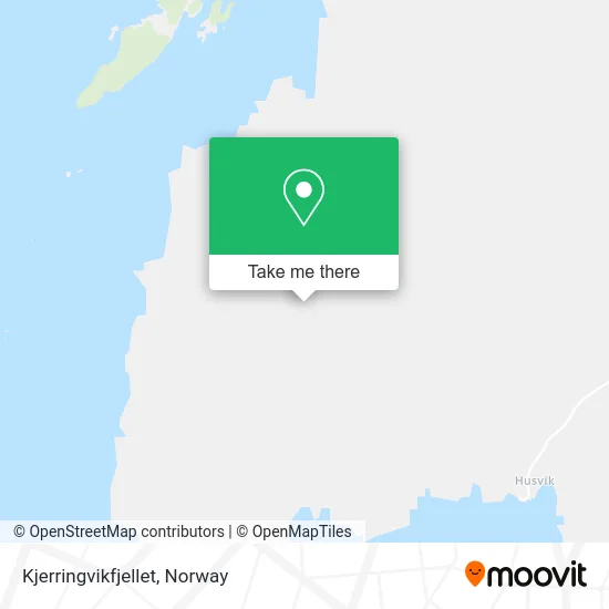 Kjerringvikfjellet map