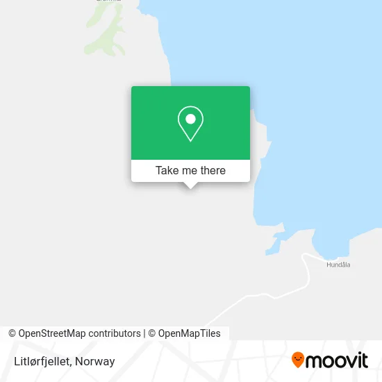 Litlørfjellet map