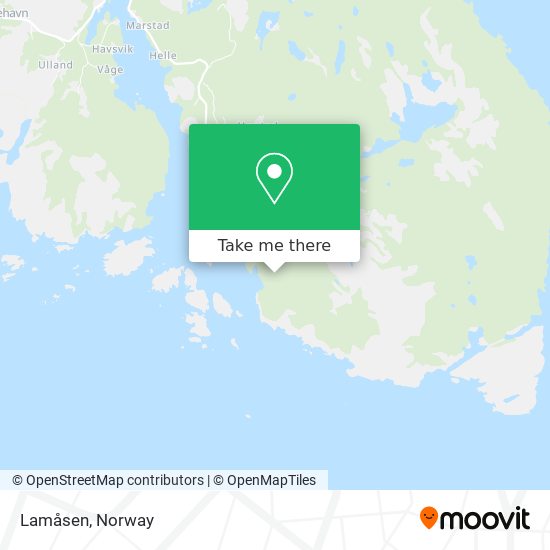 Lamåsen map