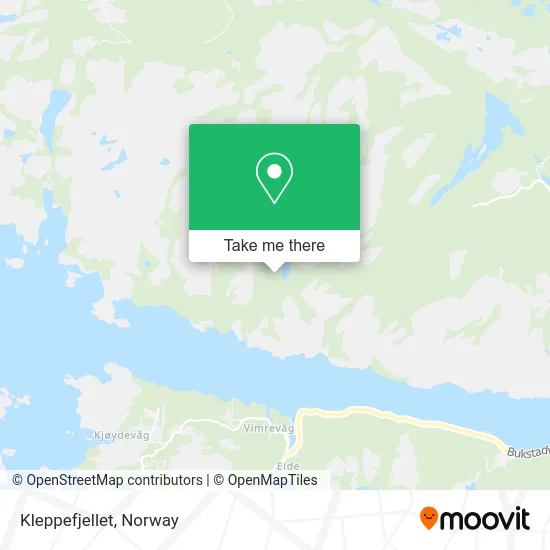 Kleppefjellet map