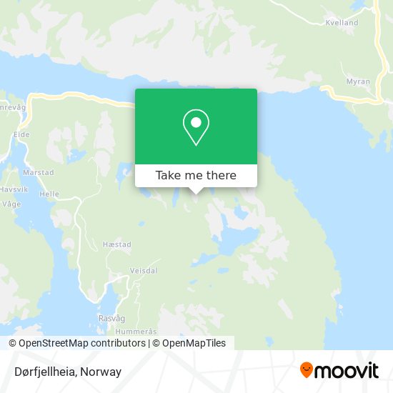 Dørfjellheia map