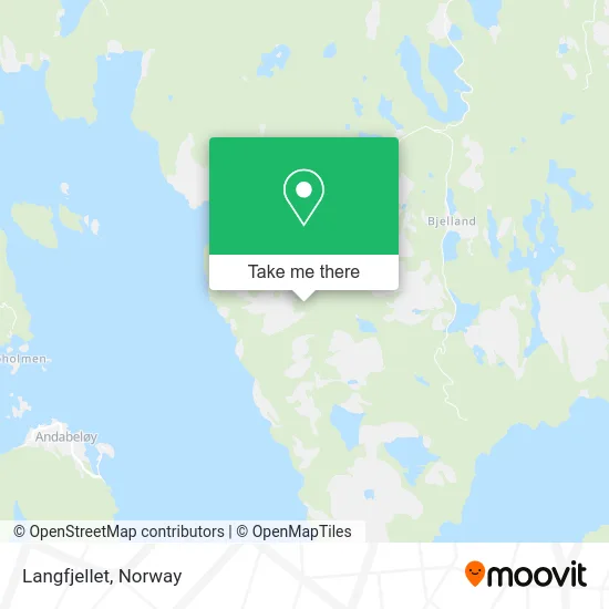 Langfjellet map