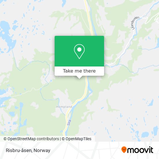 Risbru-åsen map