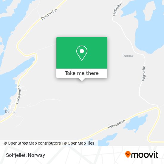 Solfjellet map