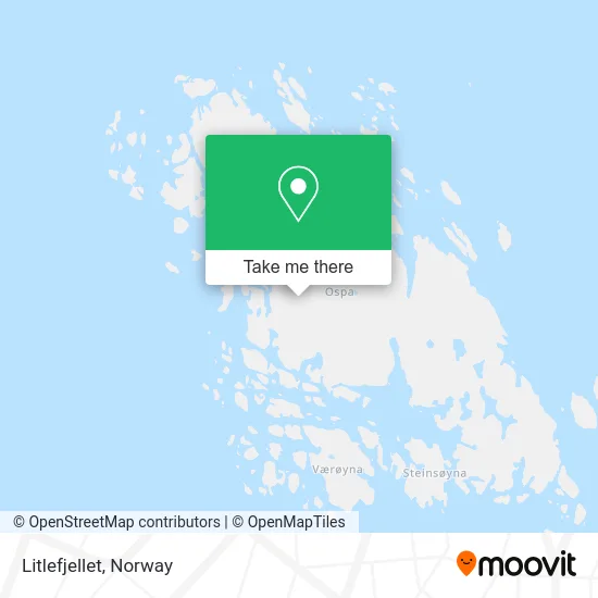 Litlefjellet map
