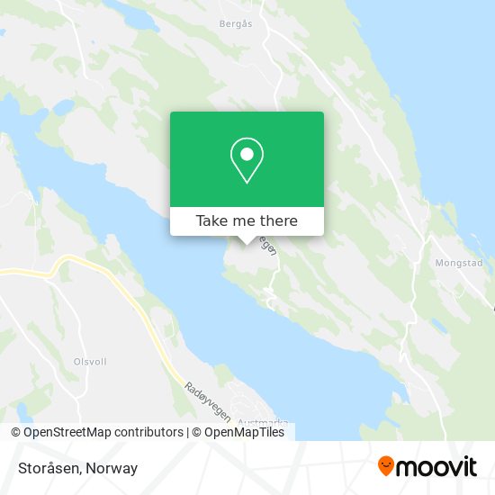 Storåsen map