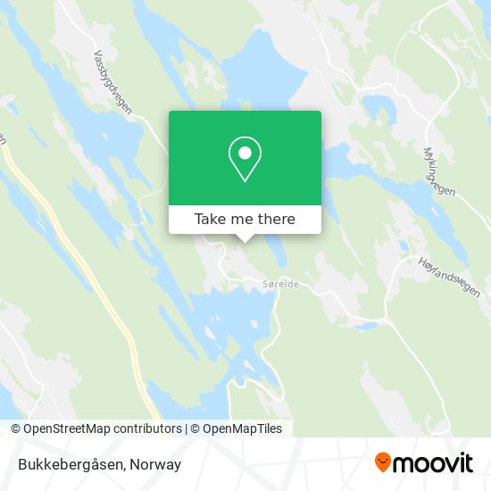 Bukkebergåsen map