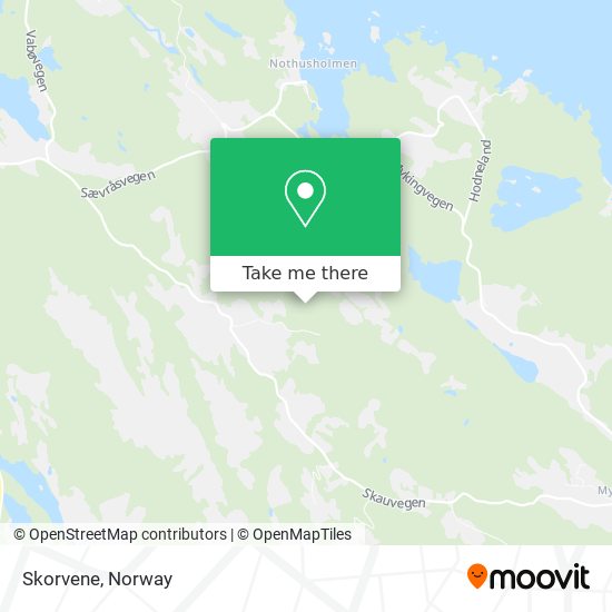 Skorvene map