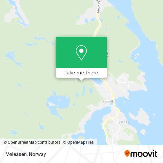 Vøleåsen map