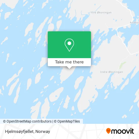 Hjelmsøyfjellet map
