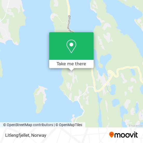 Litlengfjellet map
